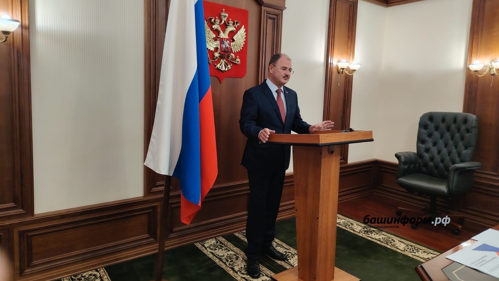 Пушкăртстанри тĕп федераллă инспектор Алексей Касьянов ĕç вырăнĕнчен кайнă