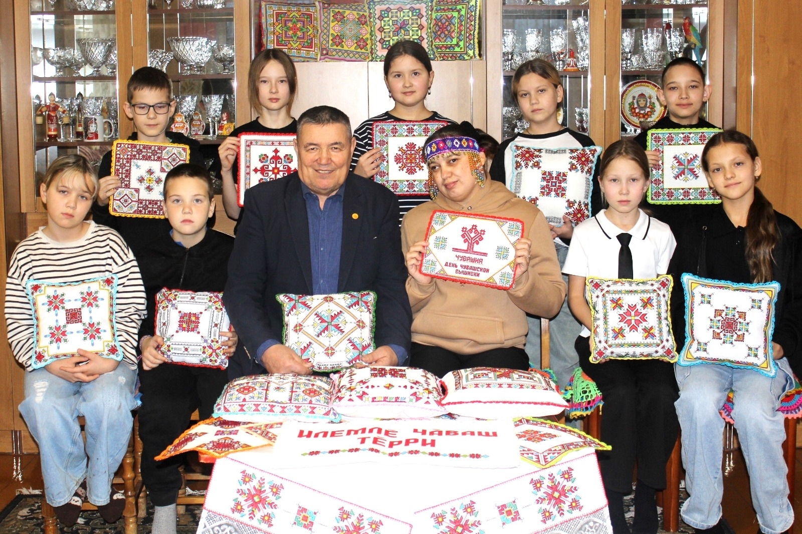 Ылтăн алăллă тĕрĕ ăсти Ирина Филиппова патĕнче хăнара