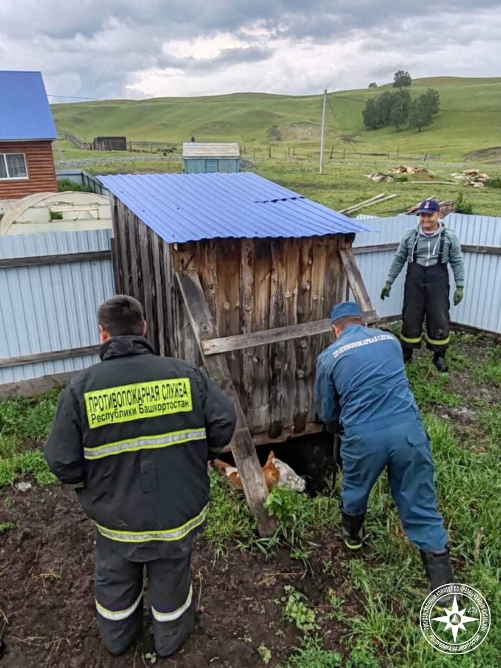 Пушкăртстанра шăтăка анса кайнă ĕнене çăлнă