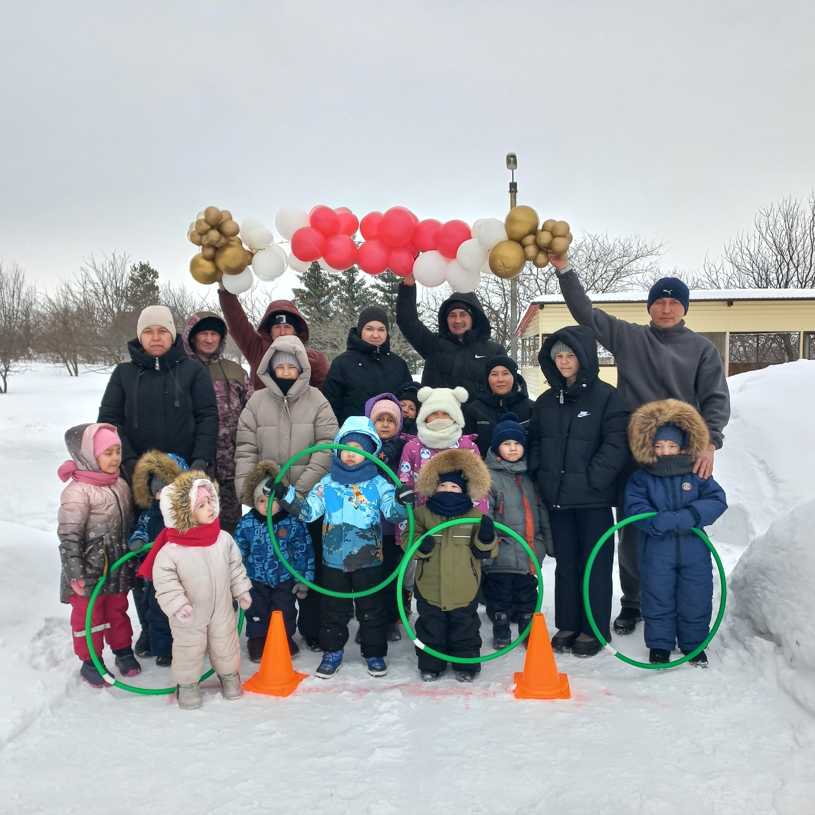 Атте, анне тата эпĕ – спортпа туслă çемье
