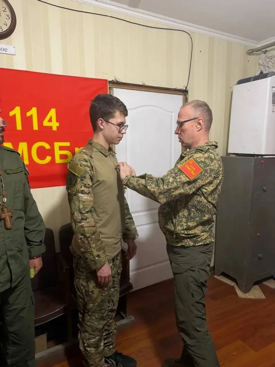 Сергей Вялов шкул ачи «СВОна пулăшнăшăн» медале илме тивĕçнĕ