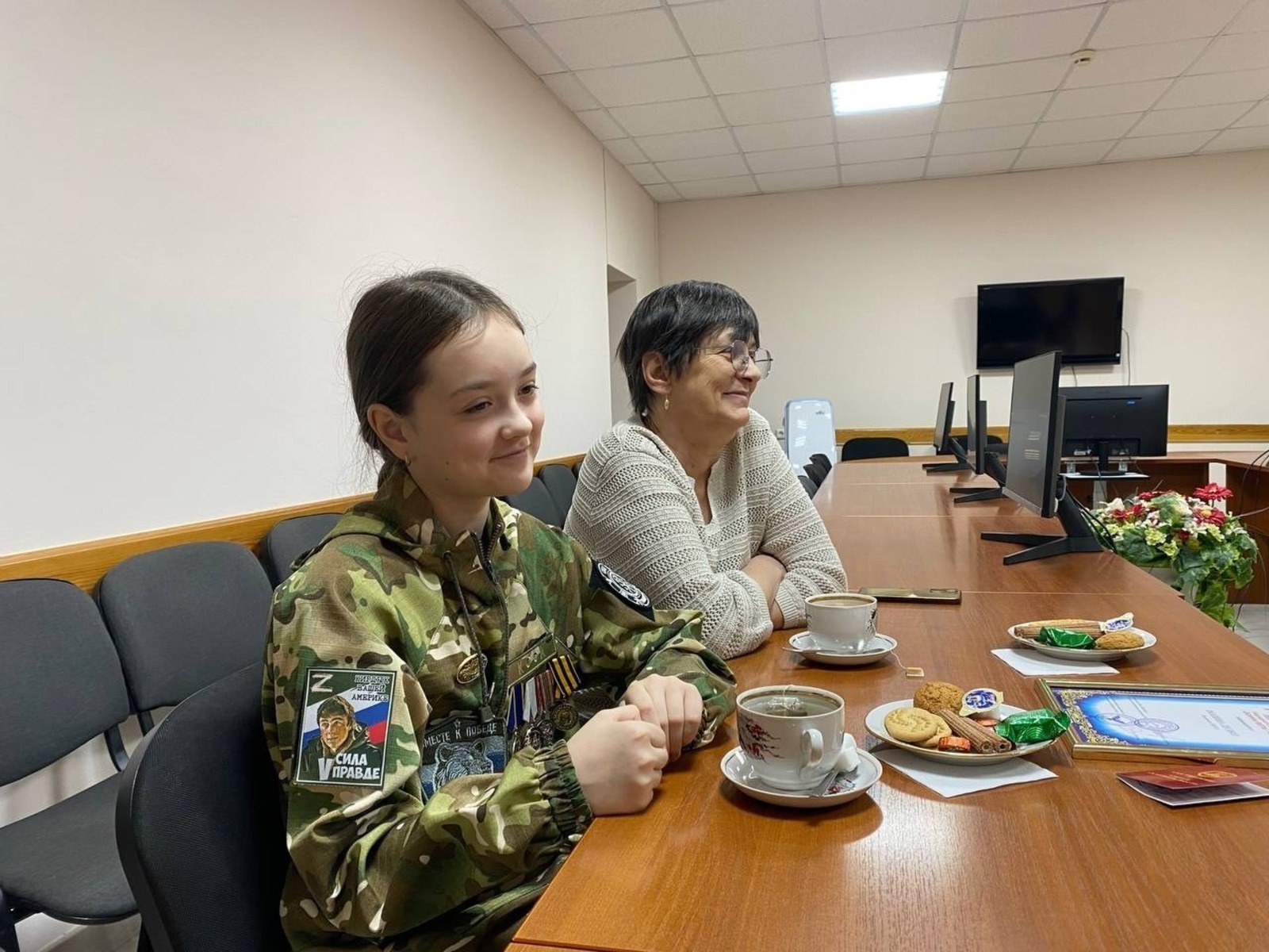 Ĕпхÿ хулинчи 11 çулхи  хĕр ачана тивĕçлĕ ĕçсемшĕн медальпе чысланă