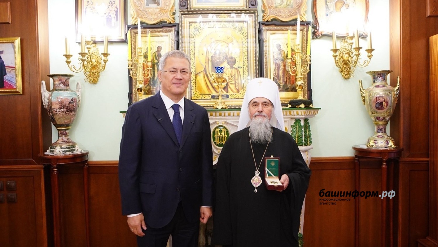 Ĕпхÿ тата Пушкăртстан митрополичĕ Никон 75 çул тултарнине паллă тунă